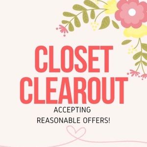 Everything must go! Taking donations this week!!!!